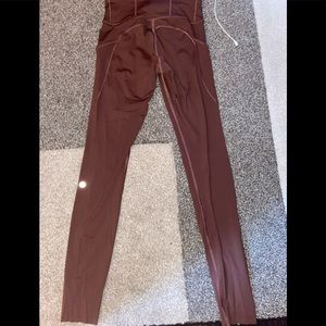 brown leggings